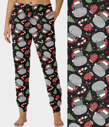RTS - Christmas Hippo Joggers