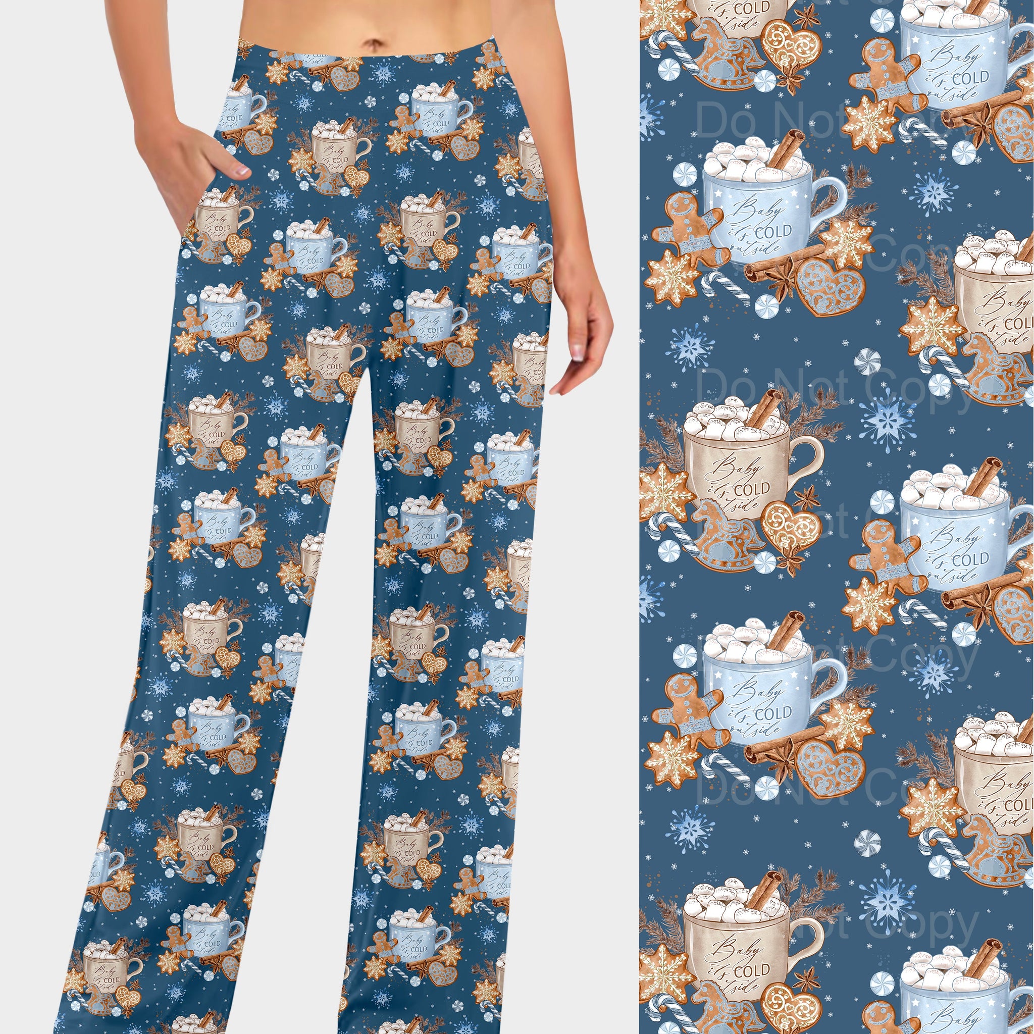 RTS - Cozy Gingerbread Lounge Pants