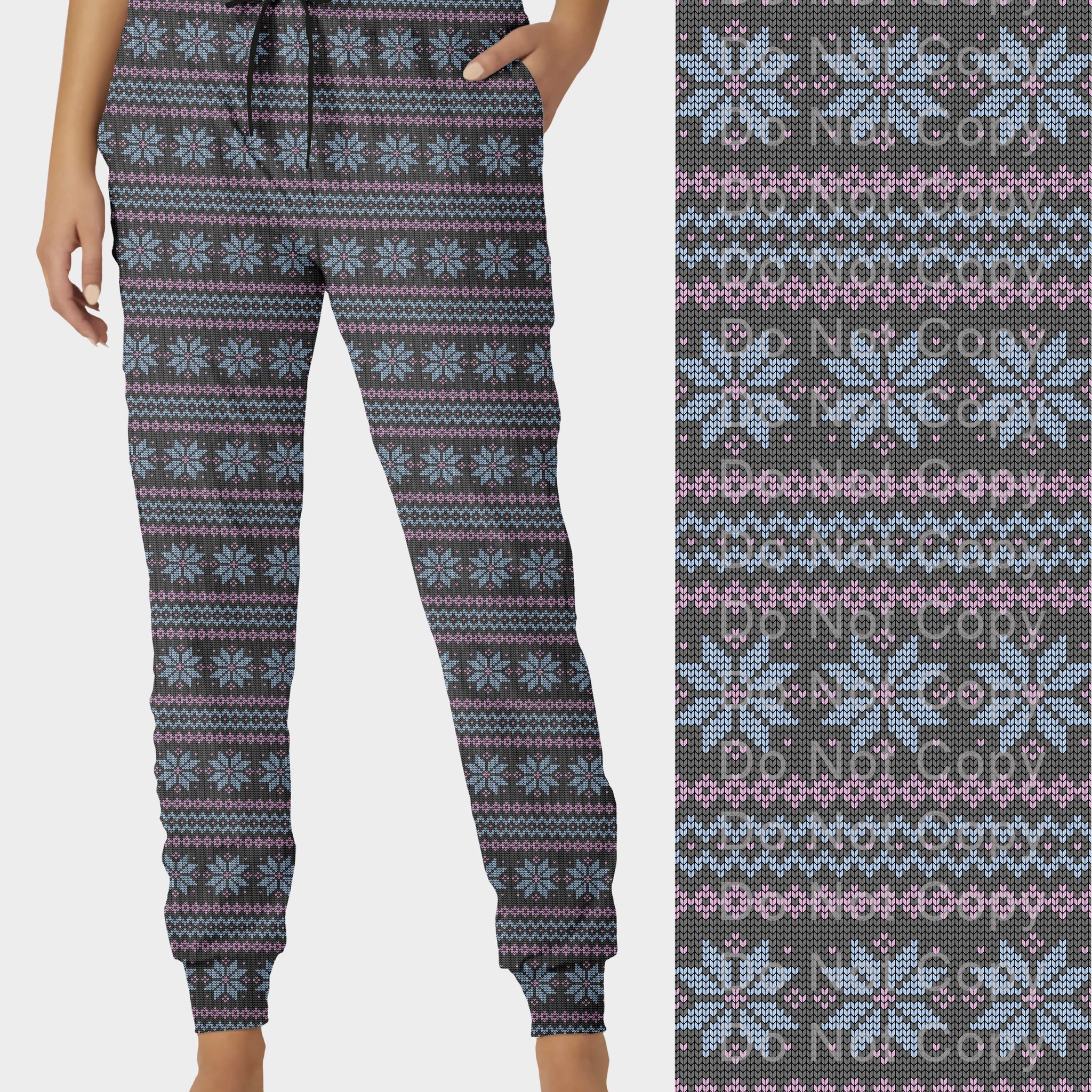 RTS - Cozy Snowflake Jogger Pants