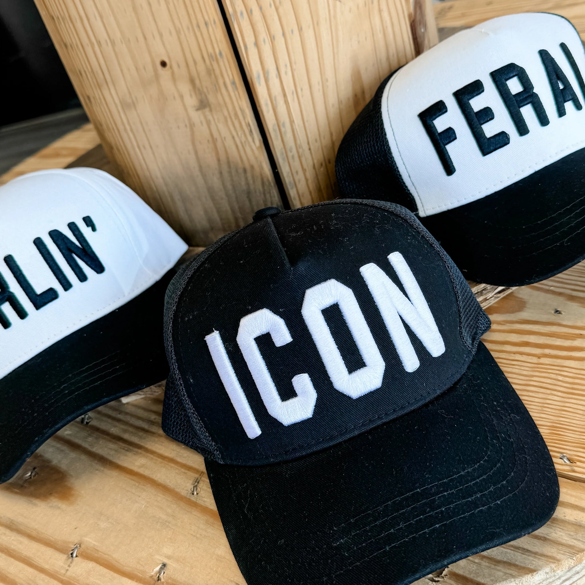 PREORDER: Embroidered Trucker Hat in Three Styles