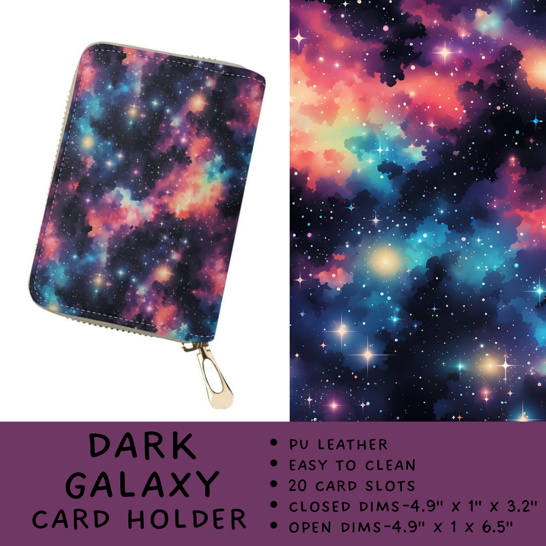 Batch #265 - Card Holders & Foldable Wallets - Closes 1/1 - ETA mid Feb - Dark Galaxy Card Holder