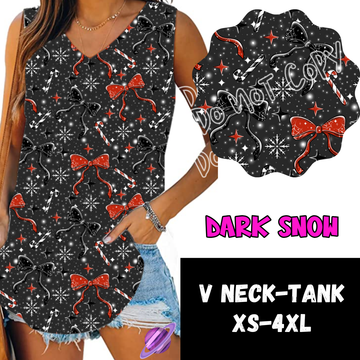 DARK SNOW -PPO12 - V-NECK TANK PREORDER CLOSING 10/8