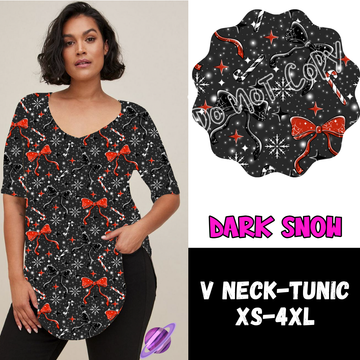 DARK SNOW -PPO12 - V-NECK TUNIC PREORDER CLOSING 10/8