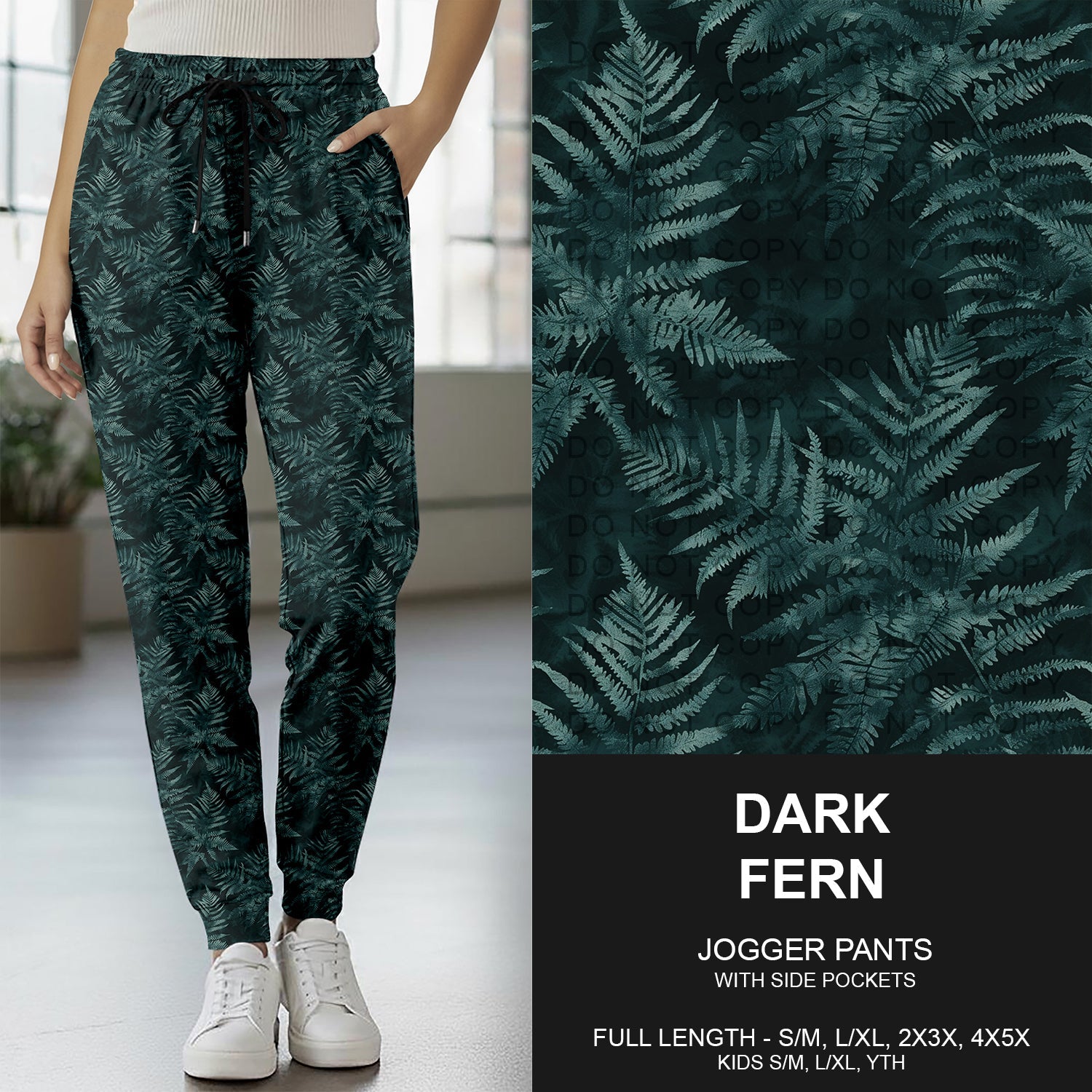 B262 - Preorder Dark Fern Joggers (Closes 11/23. ETA late Jan.)
