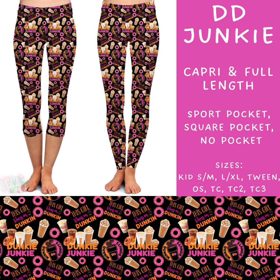 Batch #209 - Fun Run 5 - Closes 10/2 - ETA mid Nov - DD Junkie Full and Capri Length Leggings