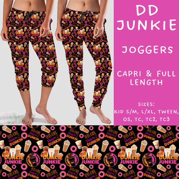 Batch #209 - Fun Run 5 - Closes 10/2 - ETA mid Nov - DD Junkie Full and Capri Length Joggers