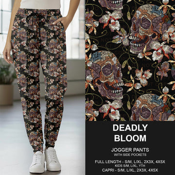 B277 - Preorder Deadly Bloom Joggers (Closes 3/08. ETA: mid May)