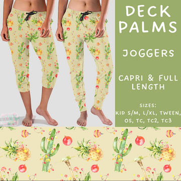 Batch #217 - Christmas Spirit - Closes 10/16 - ETA late Nov - Deck Palms Full and Capri Length Joggers