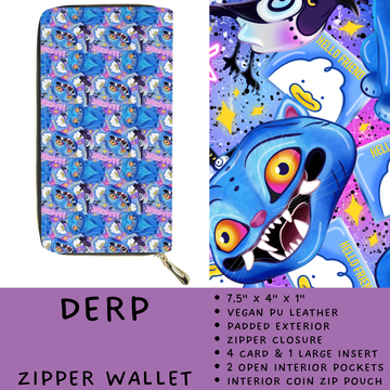 Batch #460 - Zip It Collection - Closes 12/5 - ETA late Jan - Derp Zipper Wallet