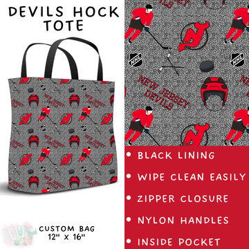 Batch #243 - Hockey - Closes 11/25 - ETA mid Jan - Devils Hock Tote