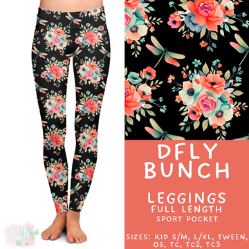 Batch #462 - Fun Run 17 - Closes 12/10 - ETA late Jan - DFly Bunch Full Length Leggings