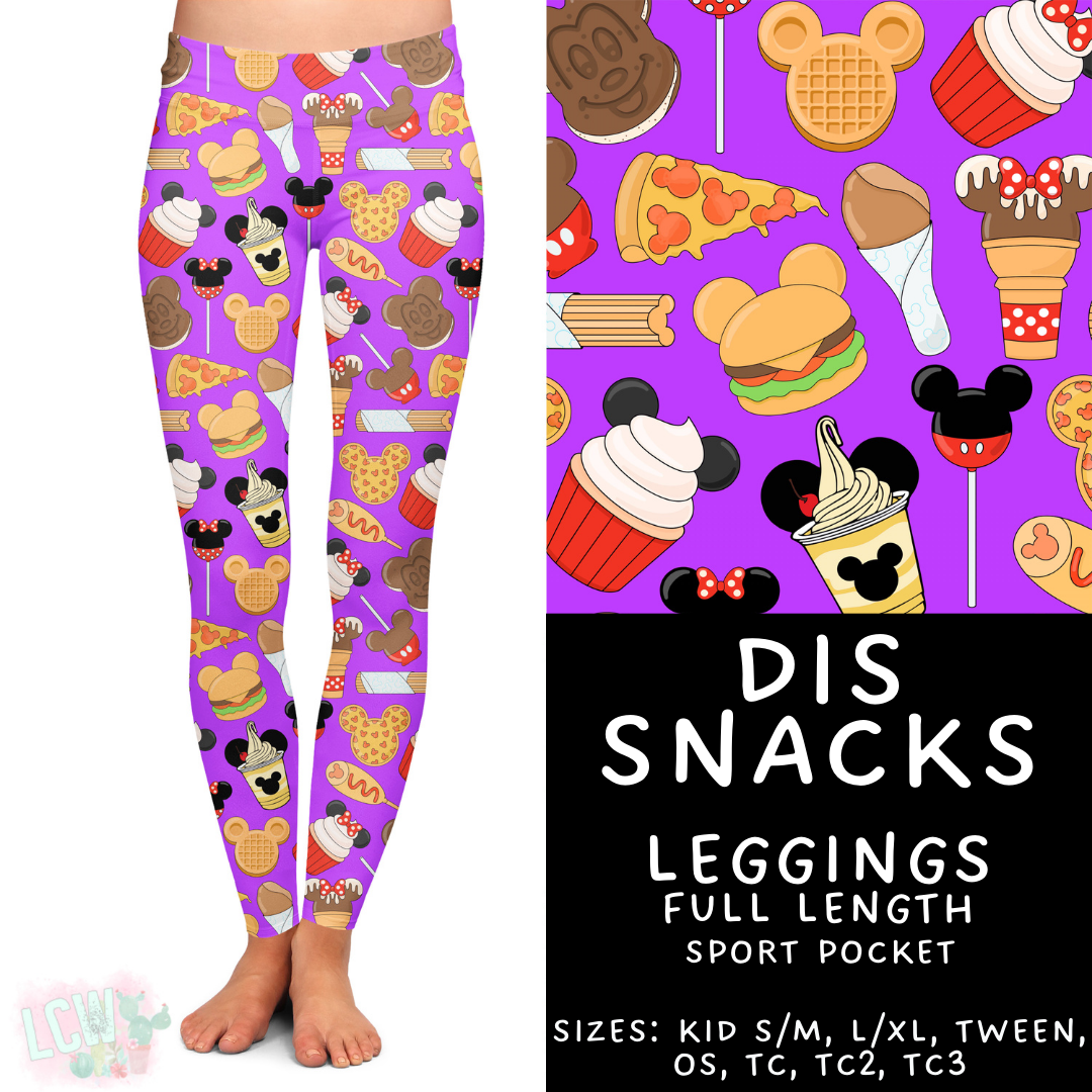 Batch #462 - Fun Run 17 - Closes 12/10 - ETA late Jan - Dis Snacks Full Length Leggings