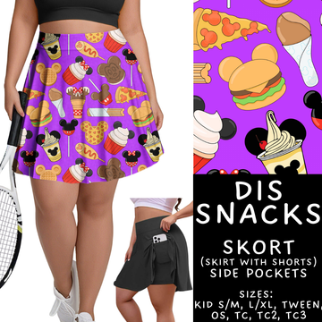 Batch #462 - Fun Run 17 - Closes 12/10 - ETA late Jan - Dis Snacks Skort