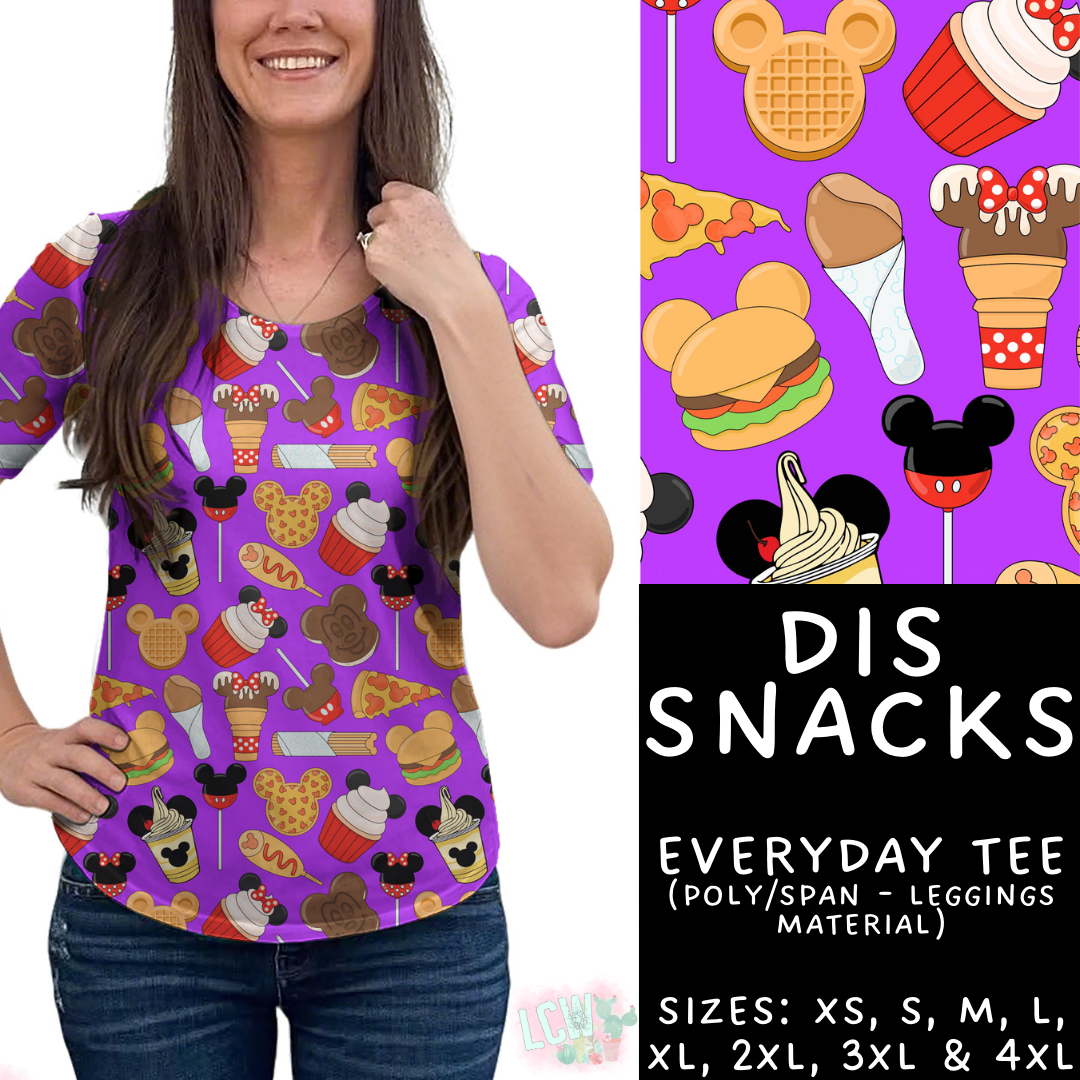Batch #462 - Fun Run 17 - Closes 12/10 - ETA late Jan - Dis Snacks Everyday Tee