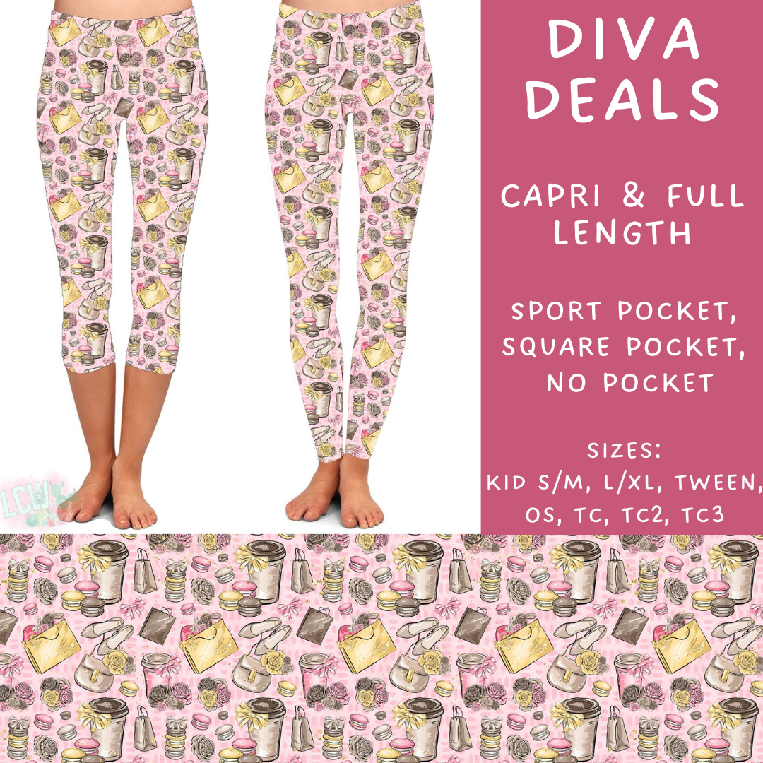 Batch #223 - Black Friday - Closes 10/18 - ETA mid Nov - Diva Deals Full and Capri Length Leggings