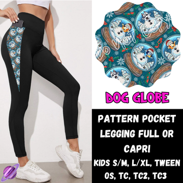 DOG GLOBE -PPO12 - LEGGING/CAPRI PREORDER CLOSING 10/8