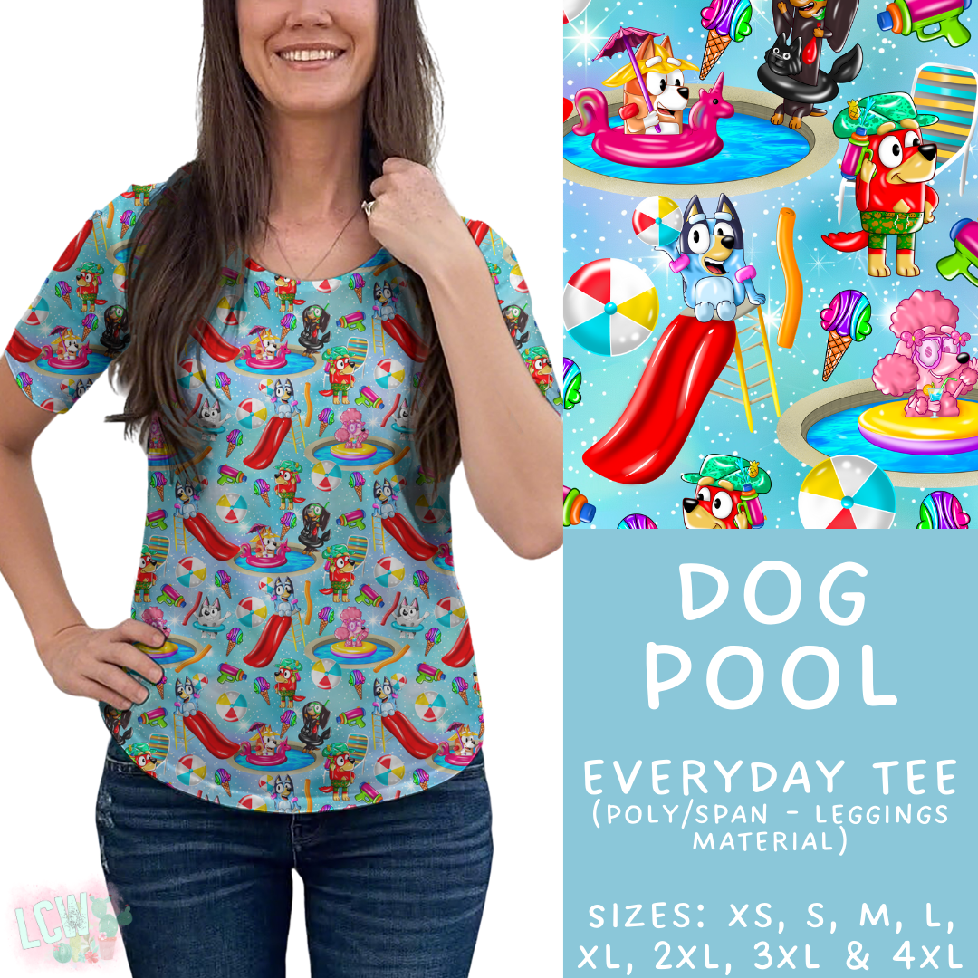 Batch #339 - Character Summer - Closes 5/15 - ETA mid July - Dog Pool Everyday Tee