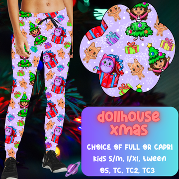 DOLLHOUSE XMAS - CHRISTMAS RUN - JOGGER/CAPRI PREORDER CLOSING 9/29