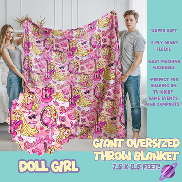 DOLL GIRL - OVERSIZED THROW BLANKET 11 - PREORDER CLOSING 2/2