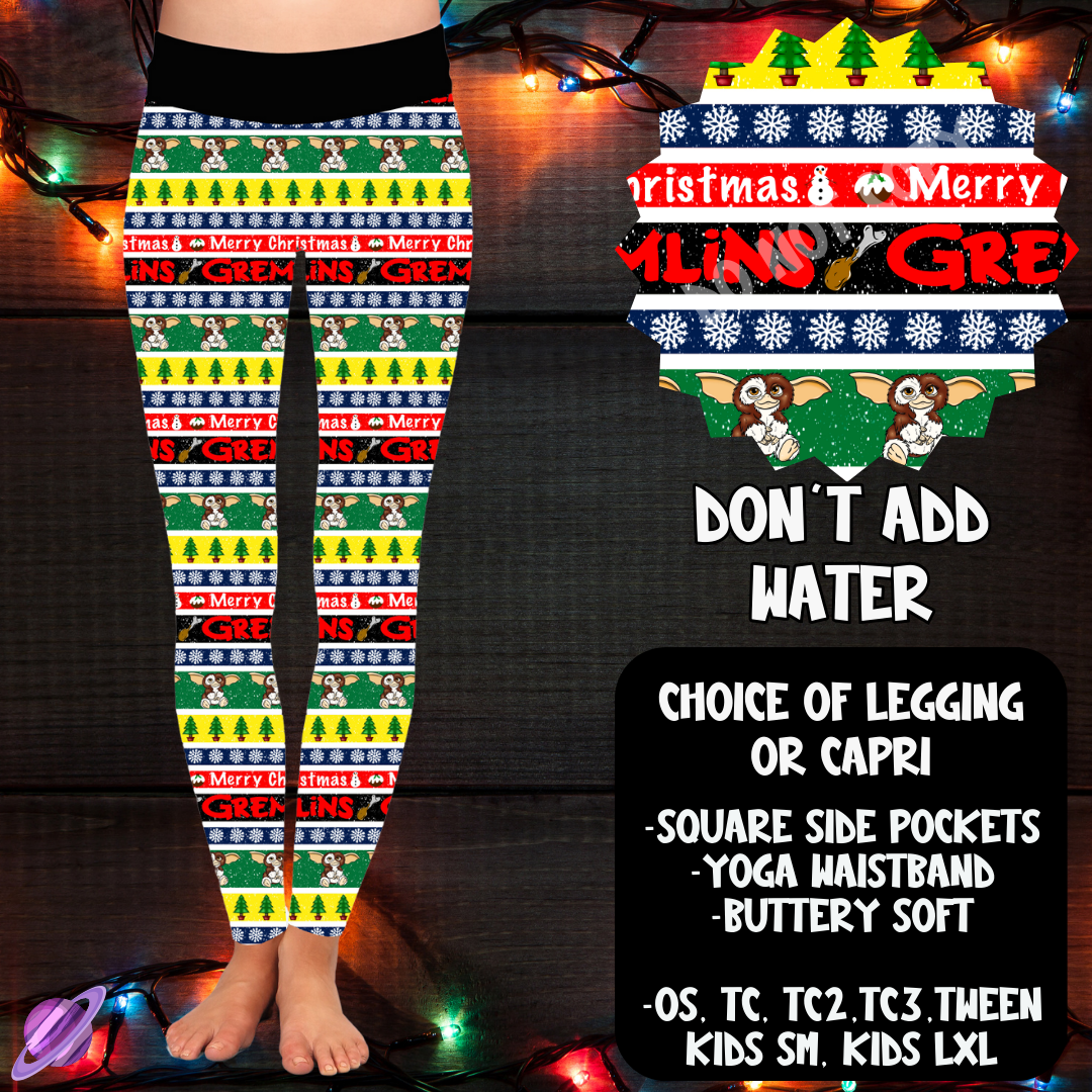 DONT ADD WATER - LEGGING/CAPRI XMAS SWEATER RUN CLOSING 10/30