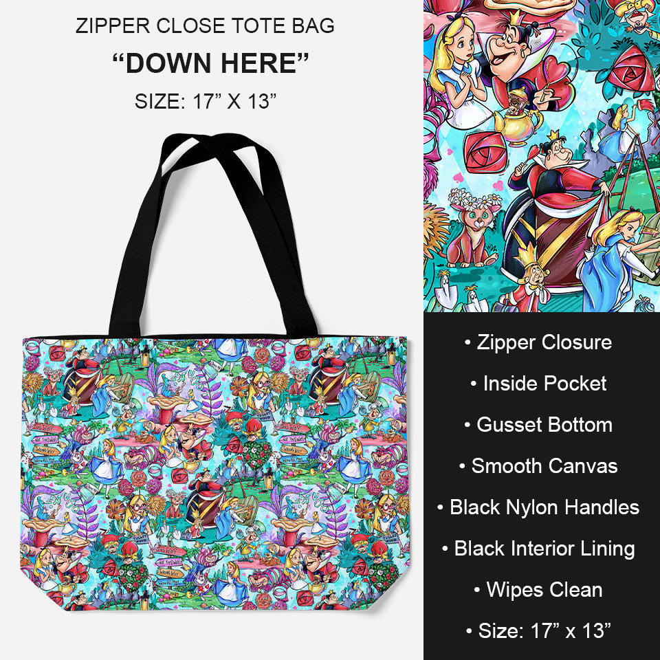 B195 - Preorder Down Here Tote Bag (Closes 11/19. ETA: late Jan.)