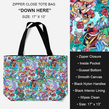 B195 - Preorder Down Here Tote Bag (Closes 11/19. ETA: late Jan.)