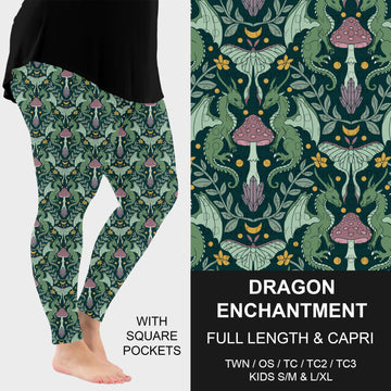 B309 - Preorder Dragon Enchantment Leggings w/ Pockets (Closes 8/23. ETA: late Oct.)