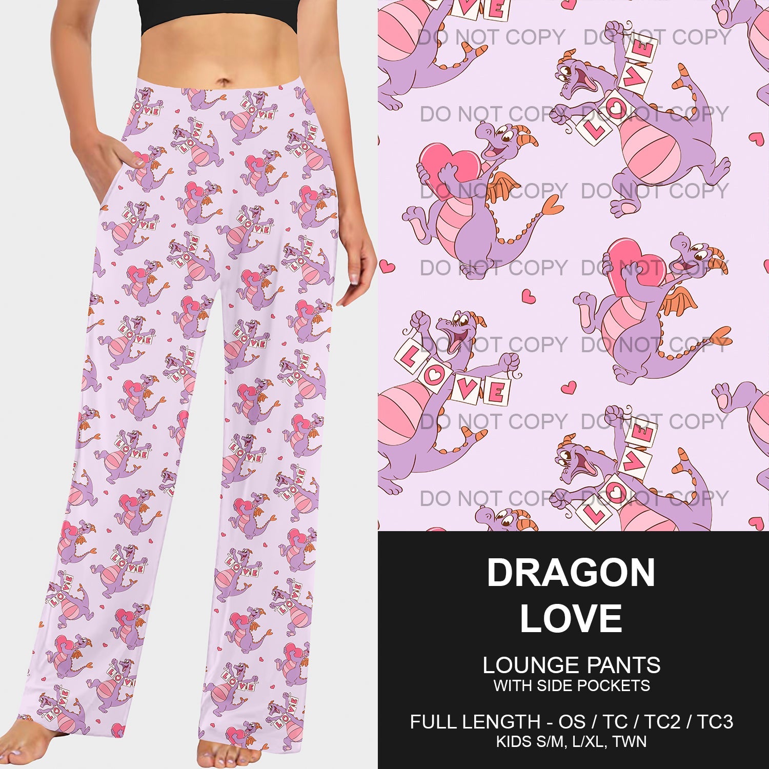 B196 - Preorder Dragon Love Lounge Pants (Closes 11/24. ETA late Jan.)