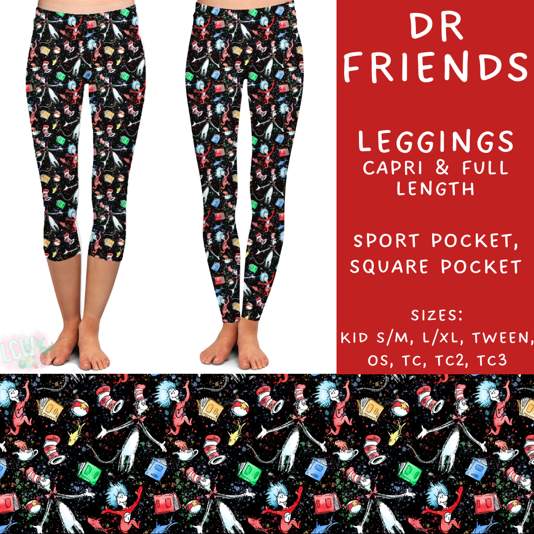 Batch #272 - Storybook Collection - Closes 1/17 - ETA late March - Dr Friends Full and Capri Length Leggings