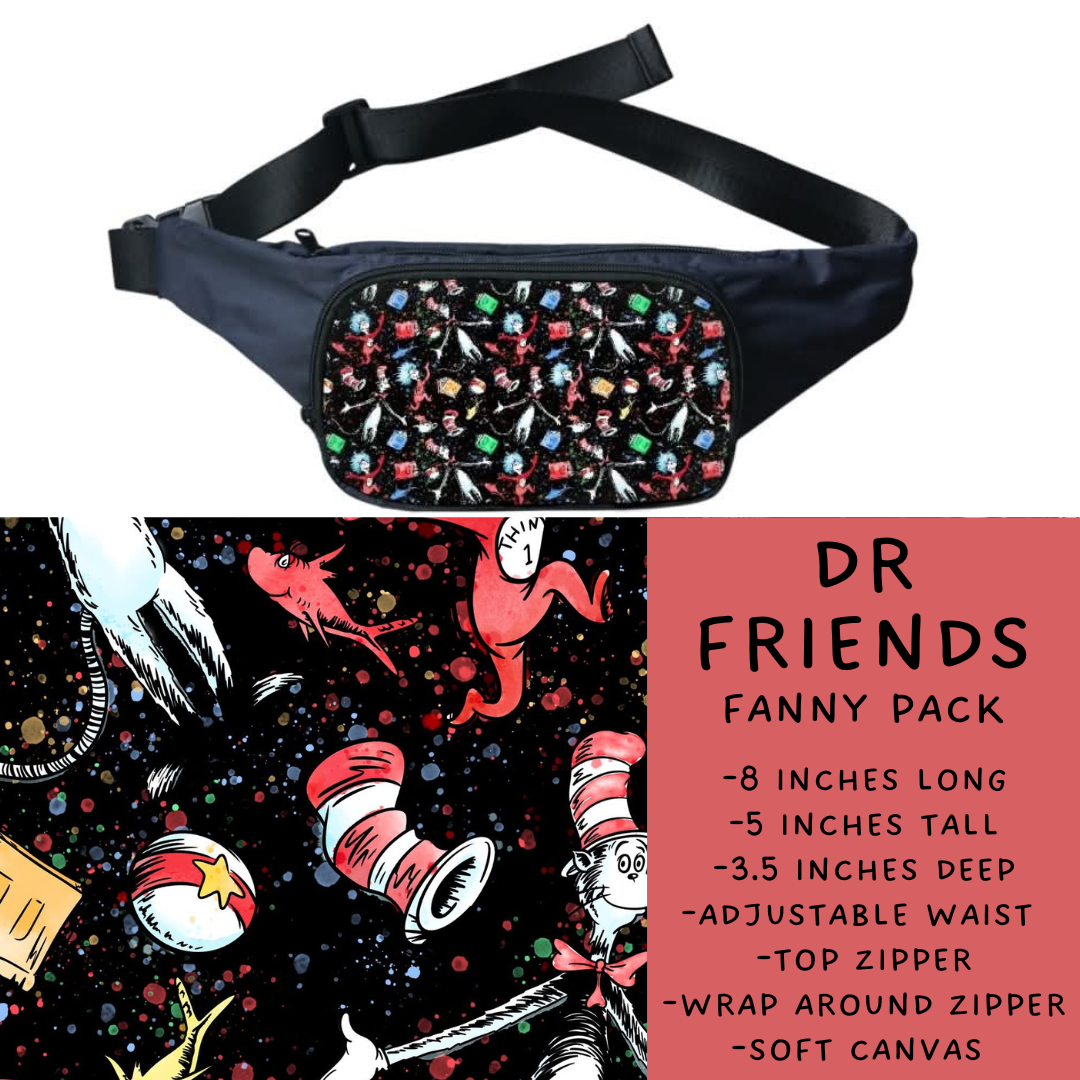 Batch #276 - Fanny Packs & Drawstring Backpacks - Closes 1/24 - ETA late March - Dr Friends Fanny Pack