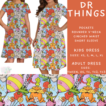 Batch #456 - Storybook Collection 4 - Closes 11/28 - ETA late Jan - Dr Things Womens & Girls Dress