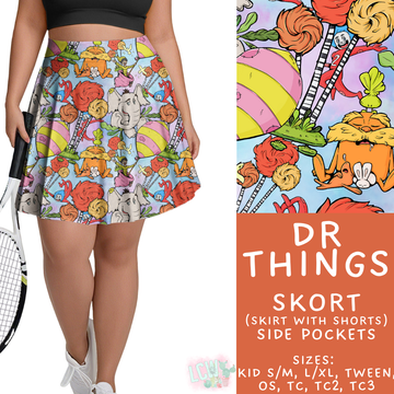 Batch #456 - Storybook Collection 4 - Closes 11/28 - ETA late Jan - Dr Things Skort