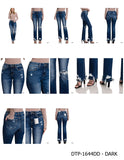 Feeling Empowered Denim Distressed Boot Cut Jeans