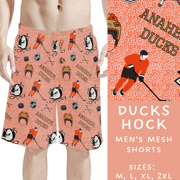 Batch #243 - Hockey - Closes 11/25 - ETA mid Jan - Ducks Hock Men's Shorts