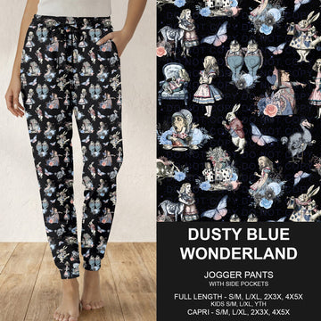 B317 - Preorder Dusty Blue Wonderland Joggers (Closes 10/18. ETA: late Dec.)