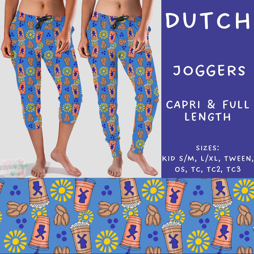 Batch #209 - Fun Run 5 - Closes 10/2 - ETA mid Nov - Dutch Full and Capri Length Joggers