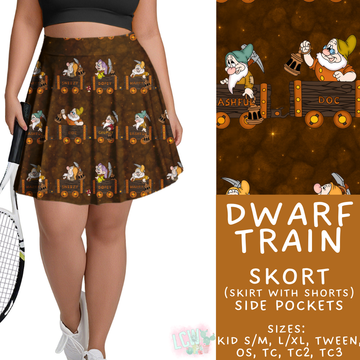 Batch #472 - Magical Faves 16 - Closes 1/5 - ETA late Feb - Dwarf Train Skort