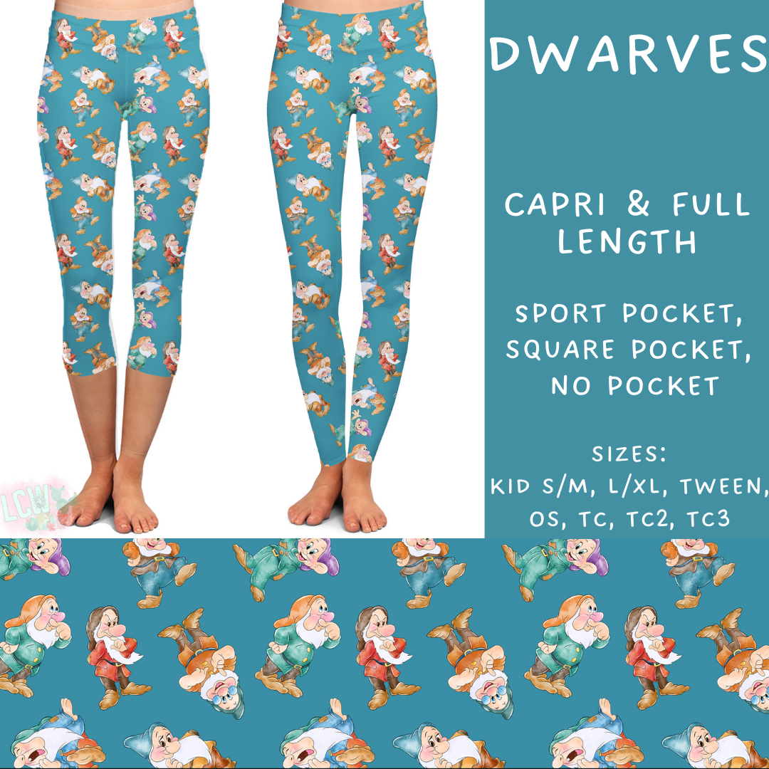 Batch #249 - October Request Run - Closes 12/6 - ETA late Jan - Dwarves Full and Capri Length Leggings