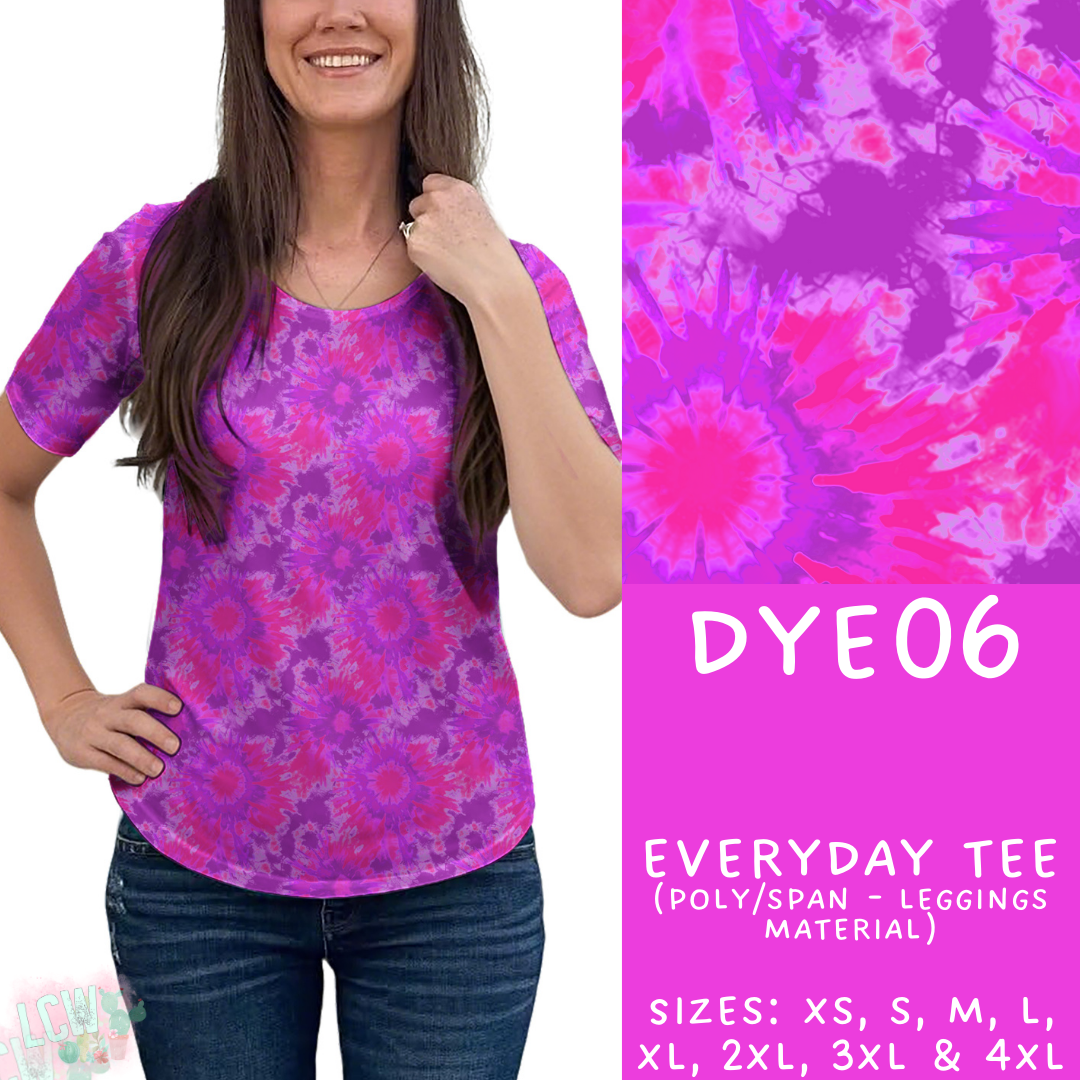 Batch #341 - Tie Dye Collection - Closes 5/19 - ETA early July - DYE06 Everyday Tee
