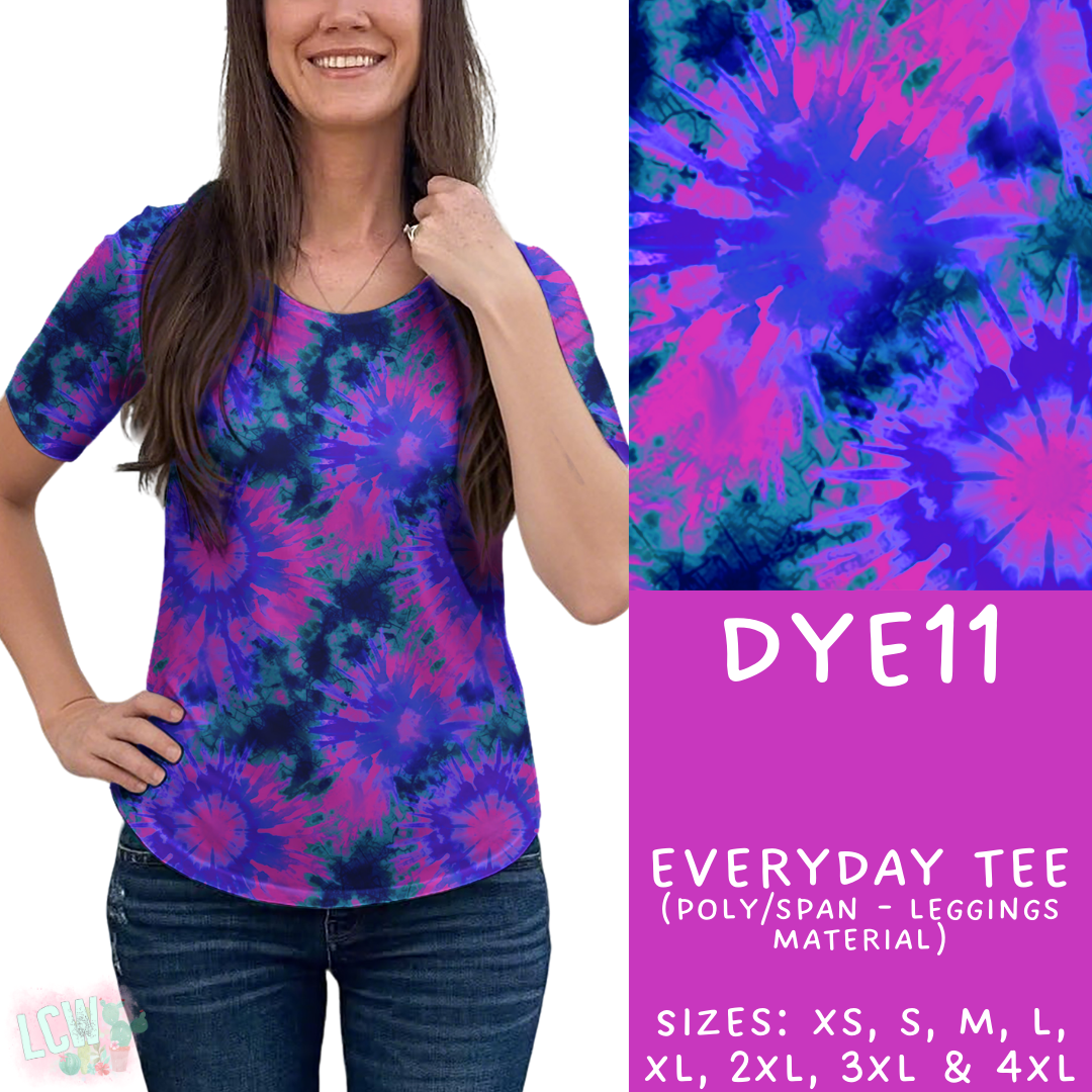 Batch #341 - Tie Dye Collection - Closes 5/19 - ETA early July - DYE11 Everyday Tee