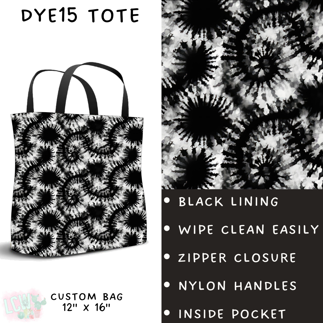 Batch #341 - Tie Dye Collection - Closes 5/19 - ETA early July - DYE15 Tote