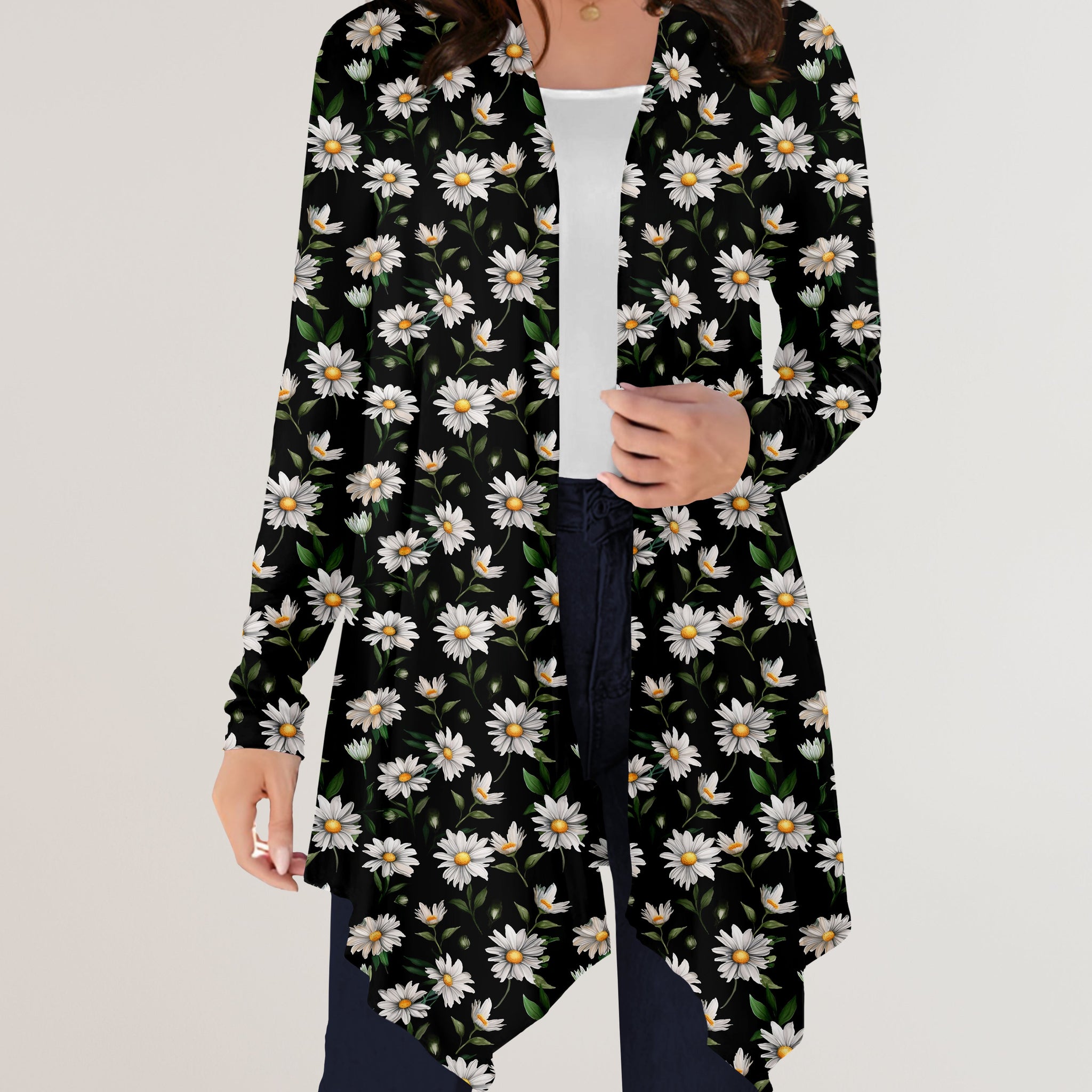 RTS - Daisies in Bloom Cardigan w/ Pockets