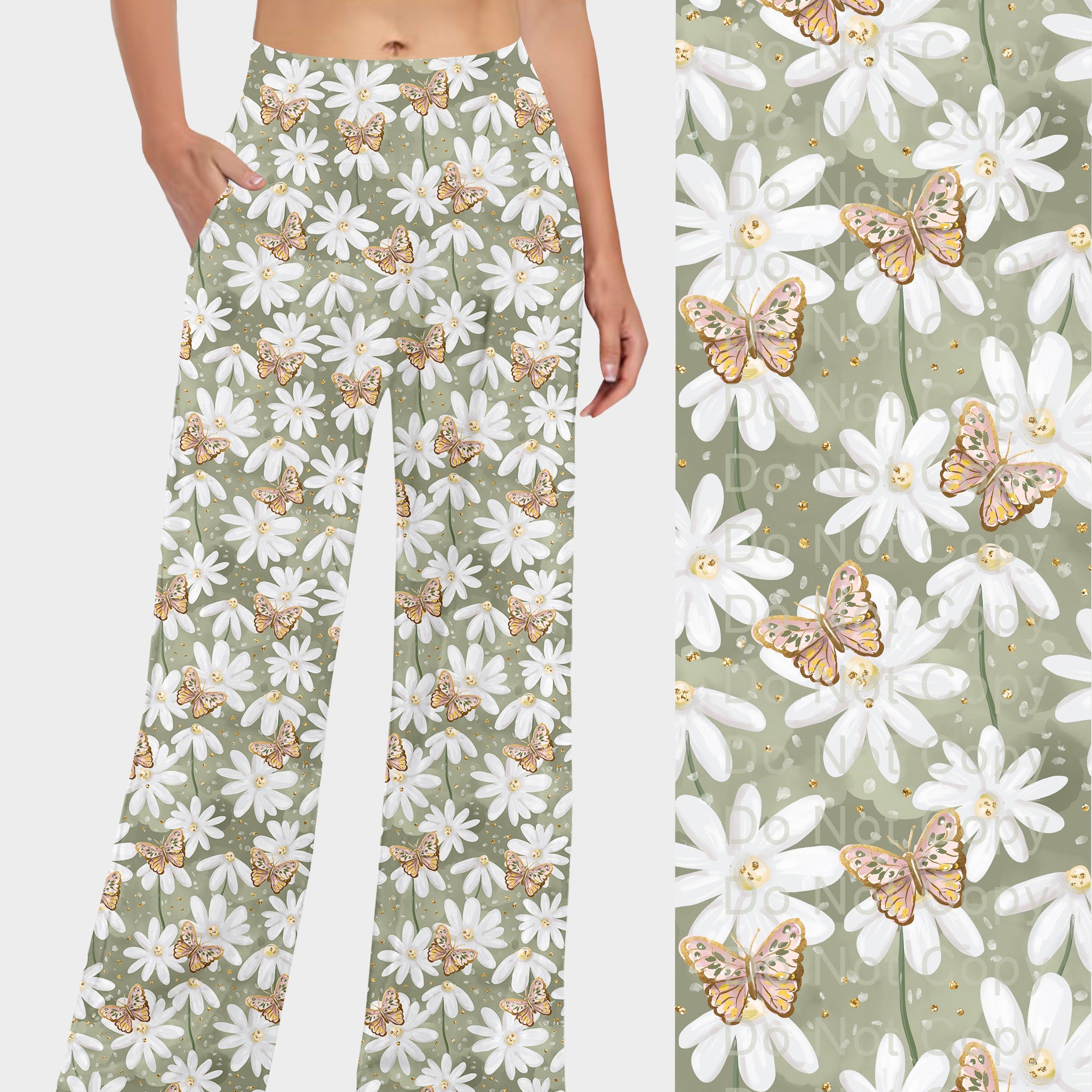 RTS - Daisy Butterfly Lounge Pants