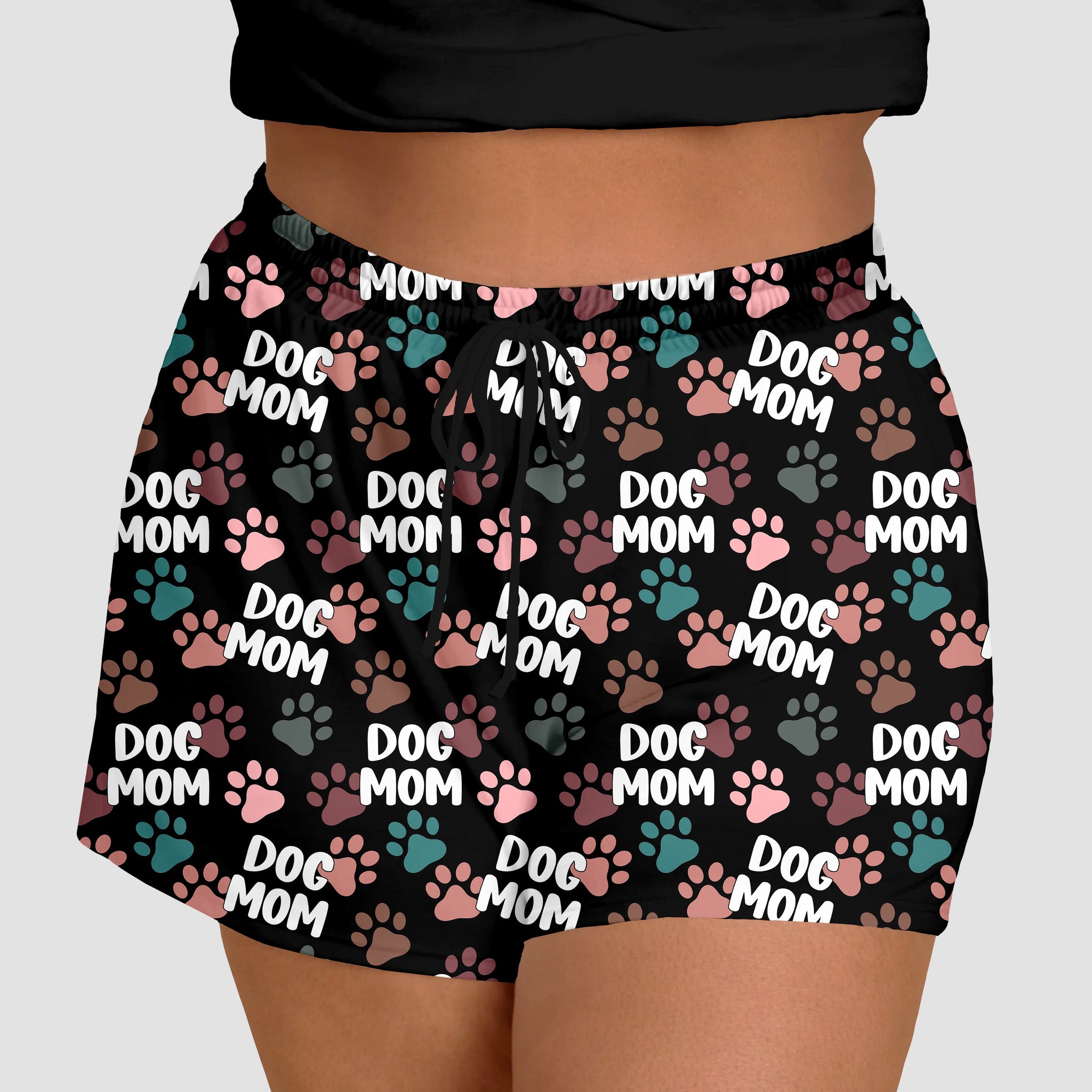 RTS - Dog Mom Jogger Shorts
