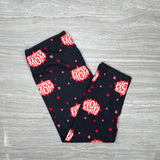 Super Mom Retro Print Capri Leggings