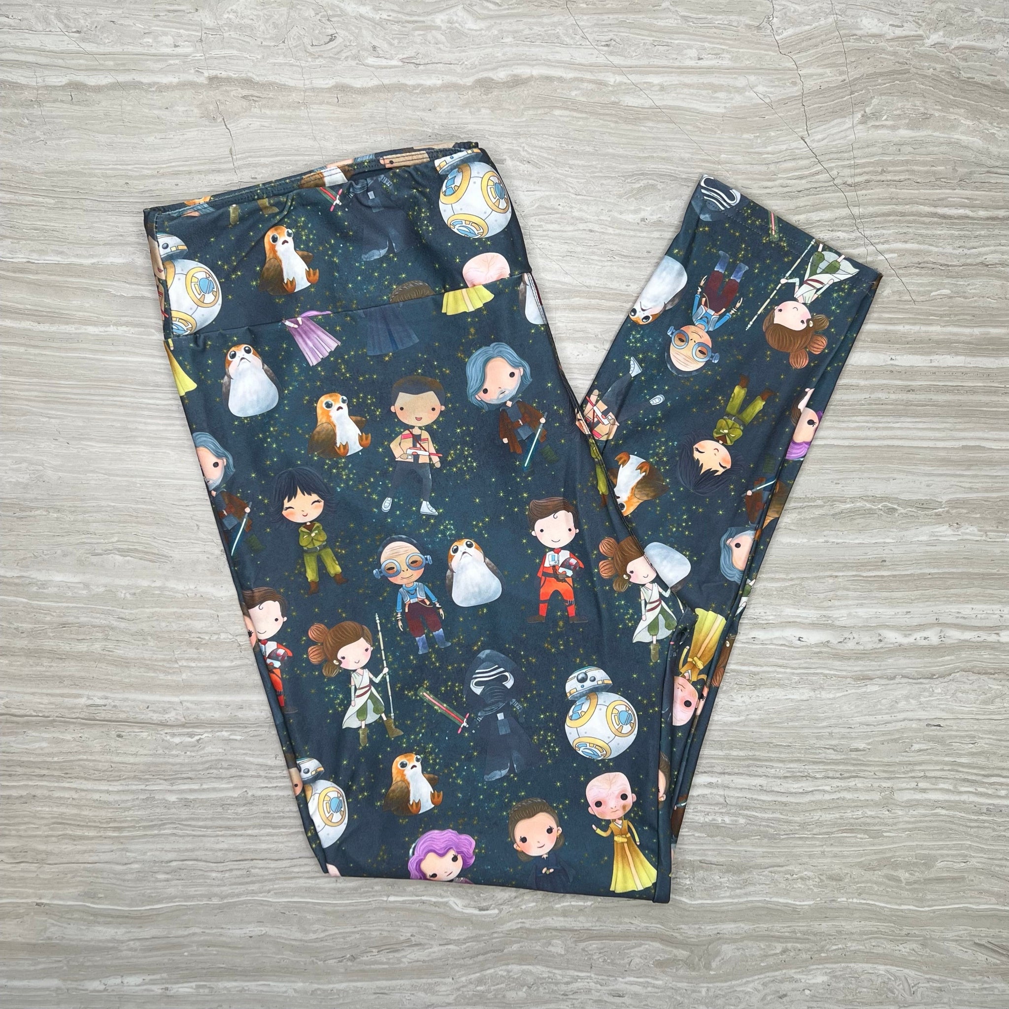 Cute Star Wars Print Leggings