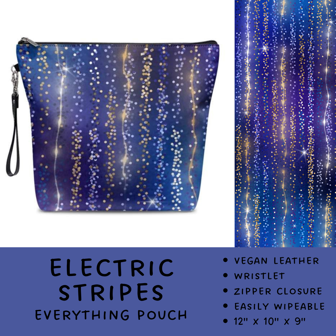 Batch #246 - The Everything Pouch - Closes 11/29 - ETA mid Jan - Electric Stripes Everything Pouch