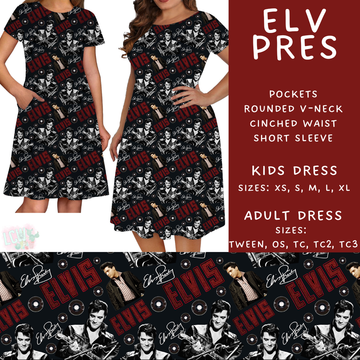 Batch #475 - Stars 2 Collection - Closes 1/14 - ETA early/mid March - Elv Pres Adult & Kids Dresses