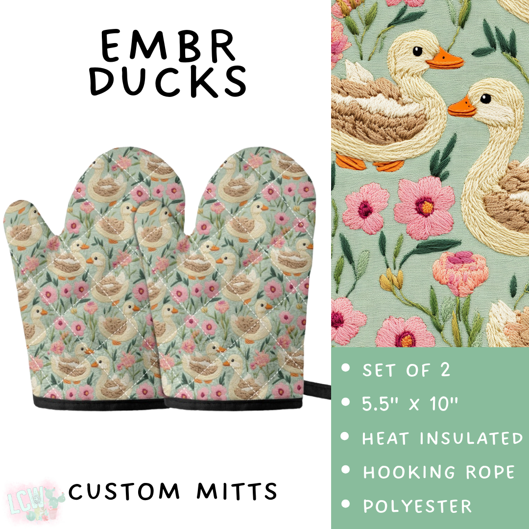 Batch #476 - Bake Off - Closes 1/16 - ETA early/mid March - Embr Ducks Oven Mitts