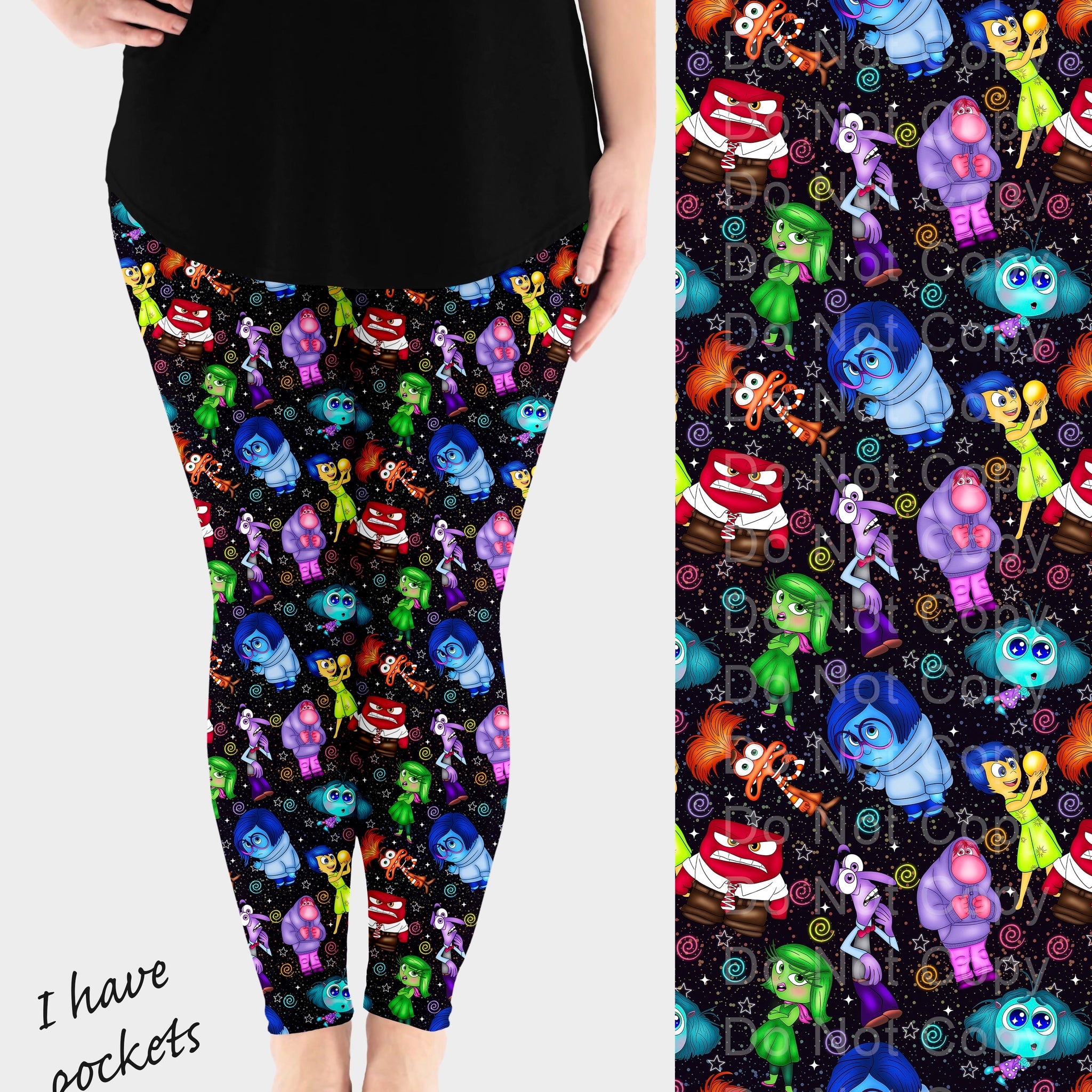 RTS - Emotional Friends Leggings w/ Pockets